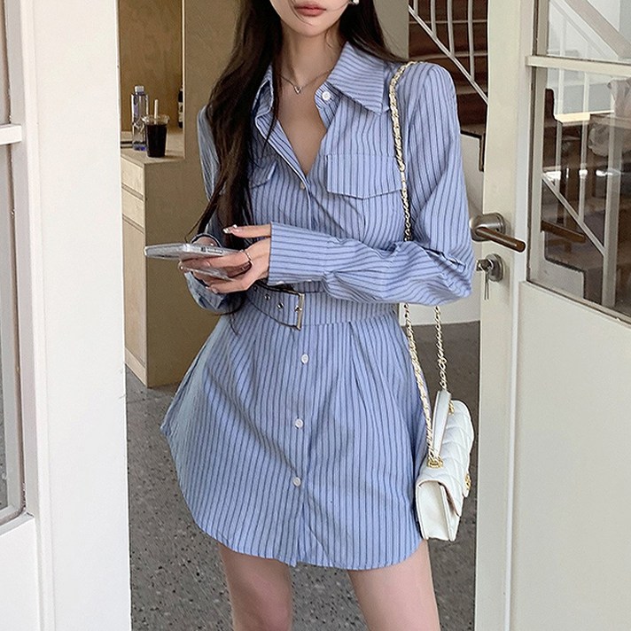 대박난박양 벨티드 셔츠 반바지 SET 대박난박양 벨티드 셔츠 반바지 SET