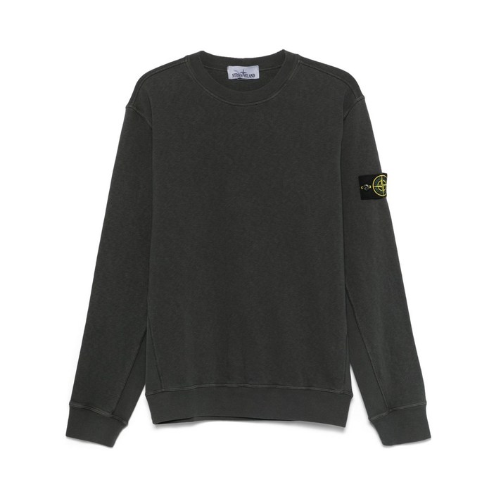 스톤 아일랜드 컴퍼스 배지 스웨트셔츠