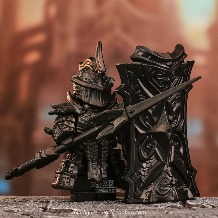 흑기사블록 21나이트 호환 커스텀 캐릭 장난감 블랙