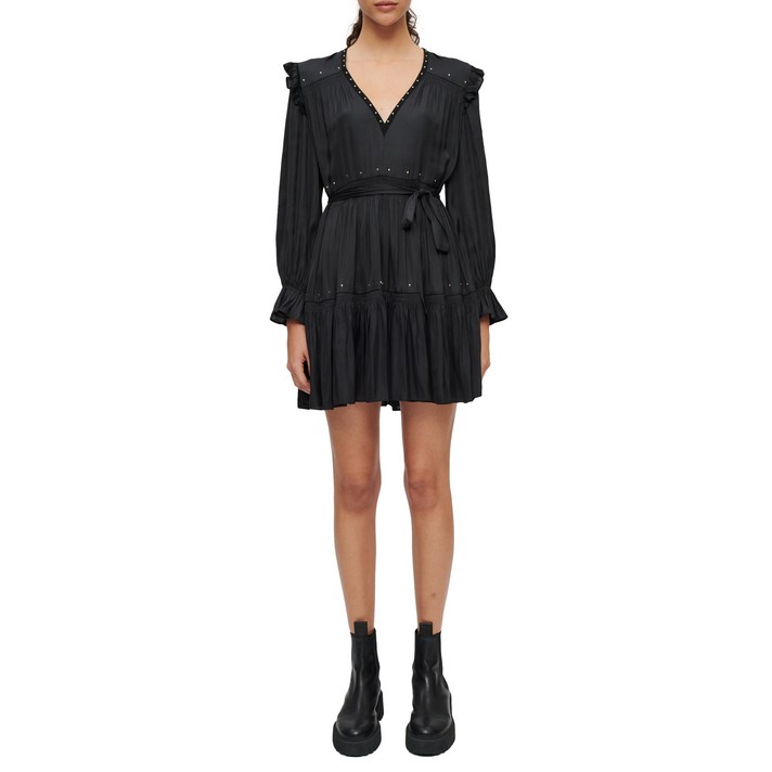 마쥬 여성 리노드 스터드 긴팔 원피스 드레스 1051561 관부가세포함가