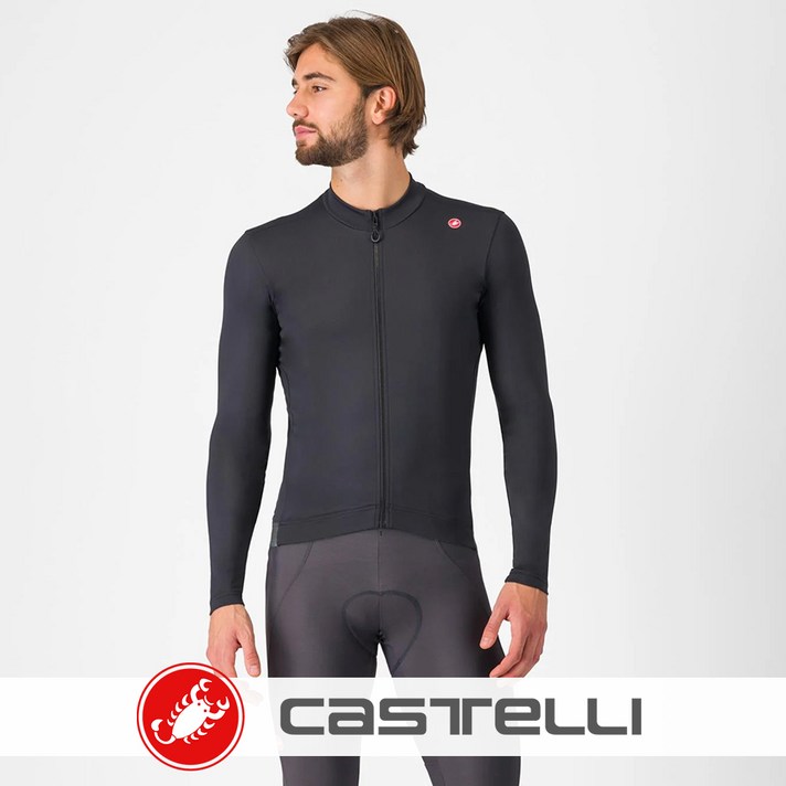 카스텔리 에스프레소 써멀 융저지  자전거 긴팔져지