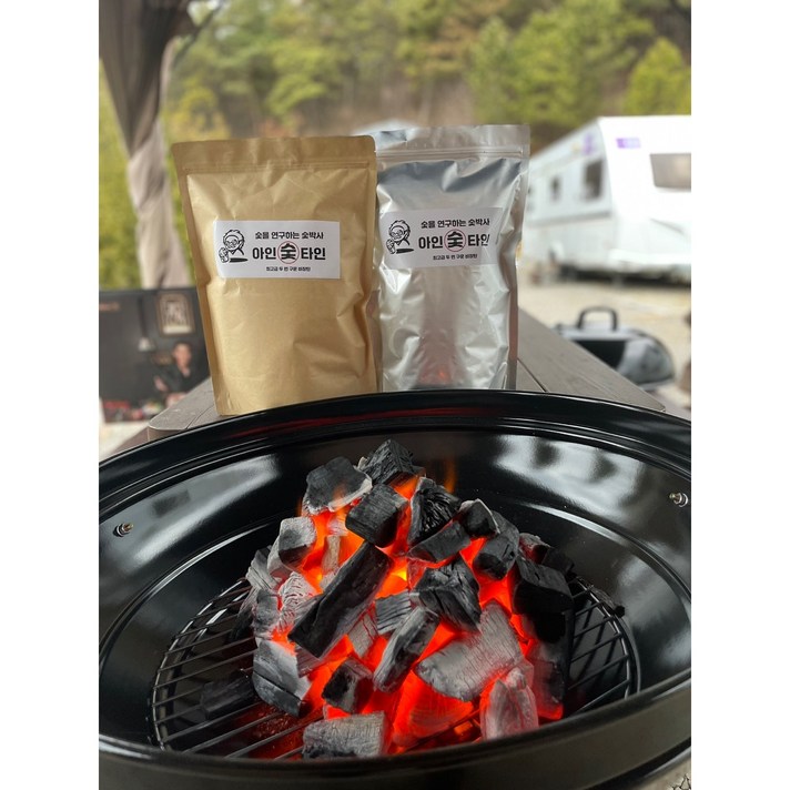 두번구운 엄청오래가는 백탄 참숯 캠핑용참숯 업소용참숯, 10kg, 2개