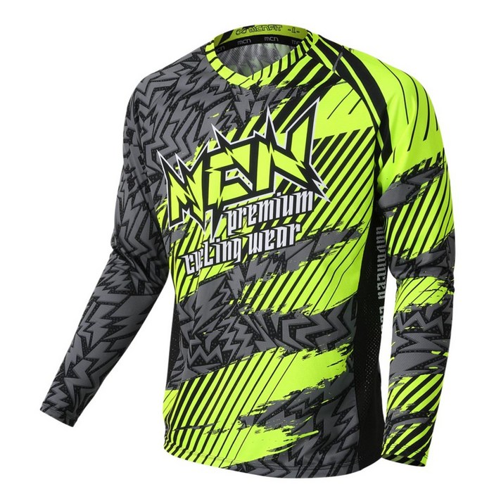 MCN MTB 다운힐져지 자전거 싸이클 라이딩 긴팔 져지 올마운틴 의류