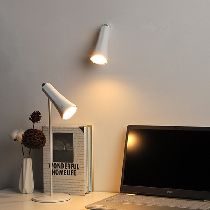 HK.sell 고딕 마그넷 360회전 무선 2000mAh 대용량 스탠드조명