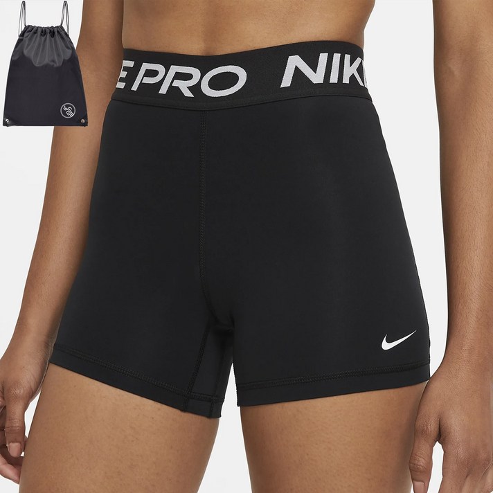 나이키 여성 PRO365 타이츠 레깅스 반바지 5인치 쇼츠 PGN짐쌕가방 지급