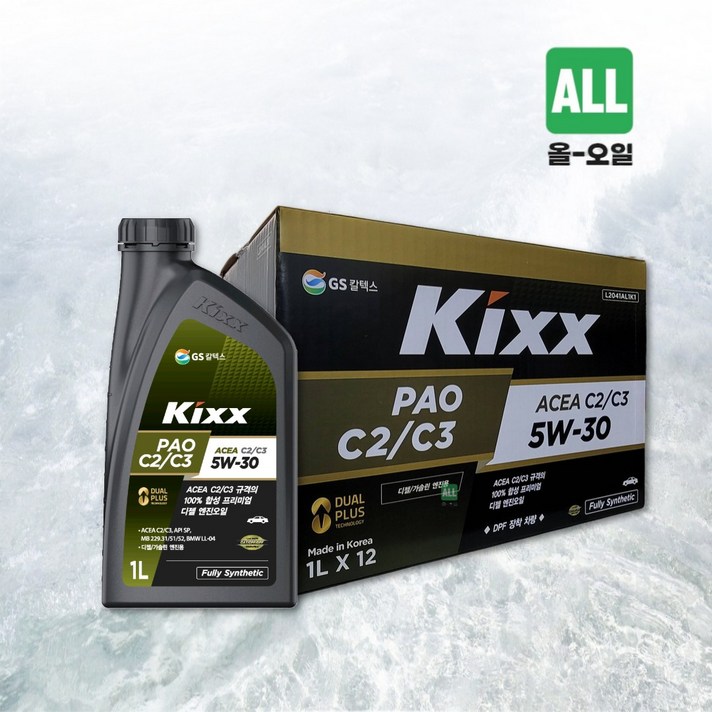 KIXX PAO C2 C3 5W30 1L 디젤, 5개, 5w30, 1L