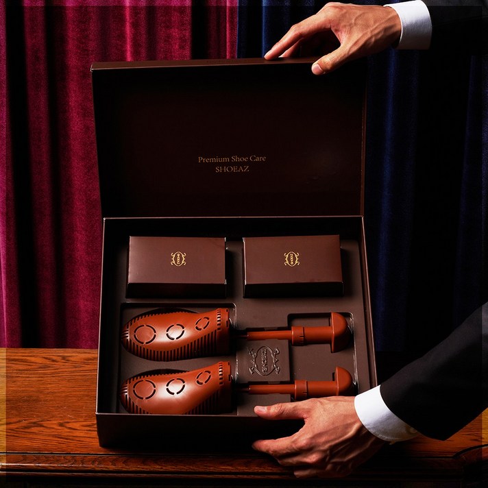 슈아즈 신발 관리기 국내생산 항균 탈취 제습 부츠 운동화 구두 슈즈 키퍼 슈트리 쉐이퍼, 1세트, 브라운