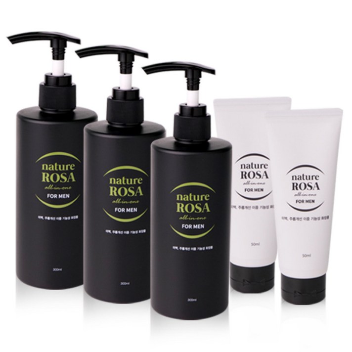 네이처로사 남성용 올인원 주름 미백 체취 진정 보습 영양, 1개