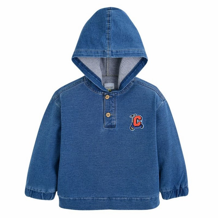 컬리수 아동 레트로 후드티C223TSG59P