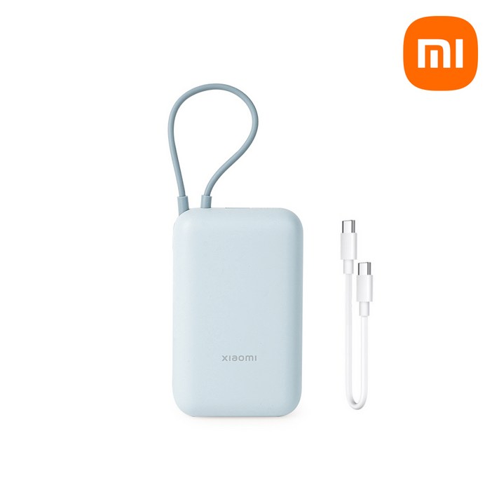 샤오미보조배터리 포켓에디션 10000제이팀초고속케이블 P15ZM 22.5W 고속충전 기내반입 CCC인증