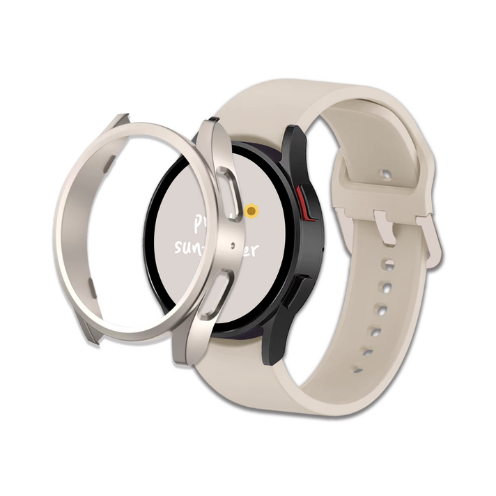 아이메이드잇 갤럭시워치 호환 실리콘 스트랩  케이스 세트, 스타라이트, 1개