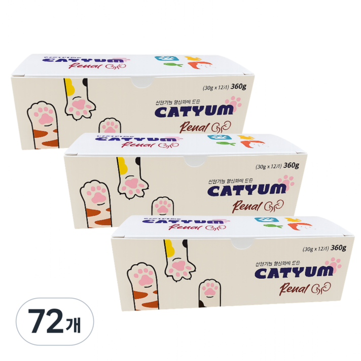 베러펫 캣냠 습식 고양이캔 고양이사료 닭가슴살소고기오리 30g, 36개, 30g