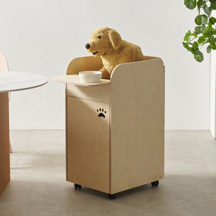 에넥스 펫토리 반려동물 식탁의자 옷장카트