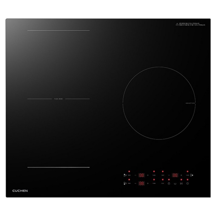 쿠첸 IH BLACK 3400 3구 인덕션 방문설치, CIR-PB331TOB2, 빌트인