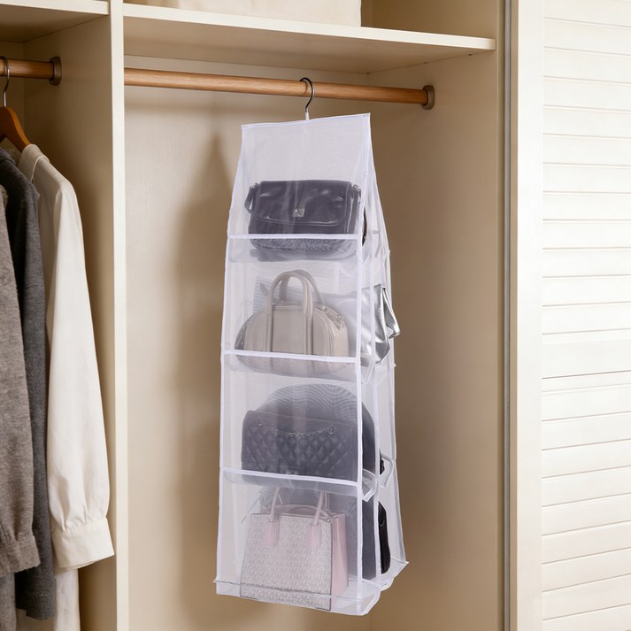 코멧 걸이형 가방 수납 행거 8칸