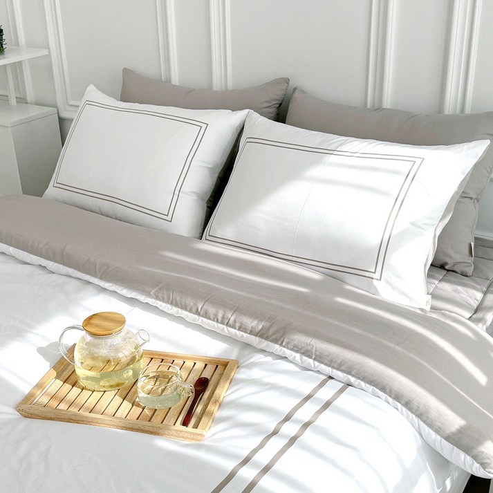 루시드슬립 갤러리 호텔식 워싱 베개커버