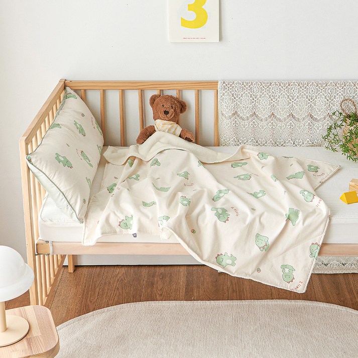 쁘리엘르 유아용 에디 극세사 양면 블랭킷