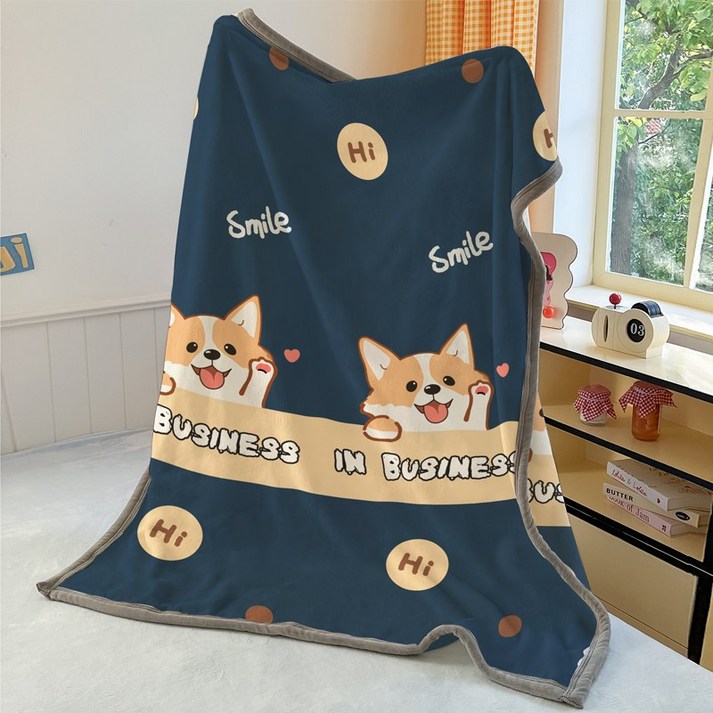 포근나래 2025 New 러블리 담요 카피바라 담요, 사계절 담요,여름 얇은 점심 담요