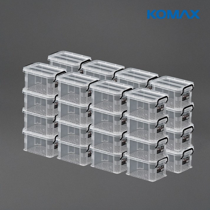 네오박스 257x169x140 1개입 정리수납함 투명수납함