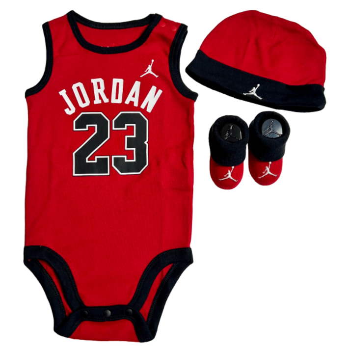 [나이키 정품] 조던 베이비 우주복+모자+양말 세트 백일선물 출산선물