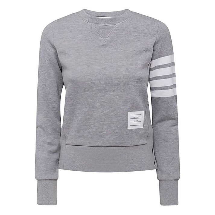 톰 브라운 루프백 4 바 스웨트셔츠