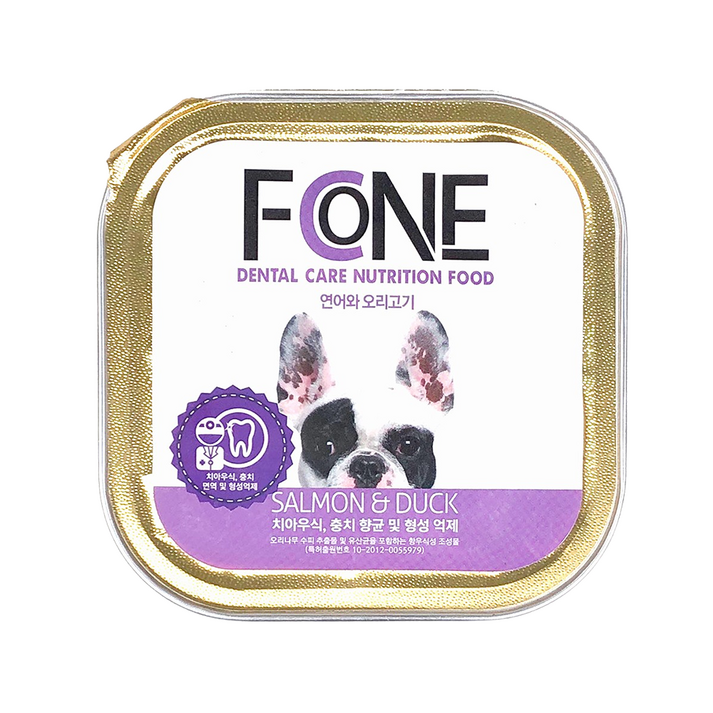 강아지 가수분해 습식 캔 사료 하이포알러제닉 저알러지 노령견 시저캔 대용 105g 종 375g 4종, 연어오리, 105g, 24개