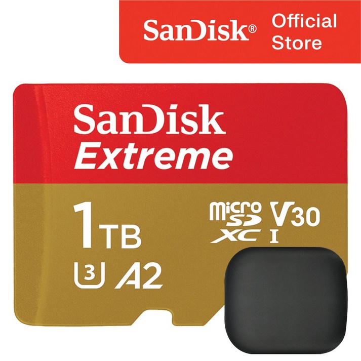 마이크로sd카드 샌디스크 익스트림 마이크로 SD 카드 / 메모리 보관 케이스, 1TB