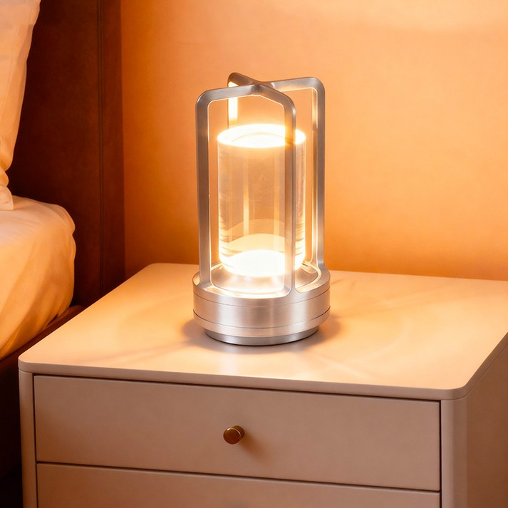 오이키 무드등 터치식 무선 수면등 야외 캠핑용 조명등