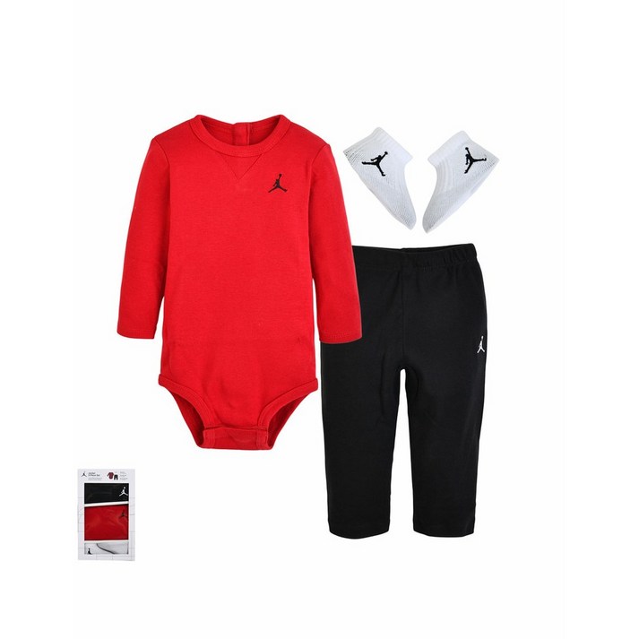 플레이키즈프로 조던긴팔에센셜박스세트(베이비) N253UU874P 나이키키즈 조던키즈 조던베이비바디슈트