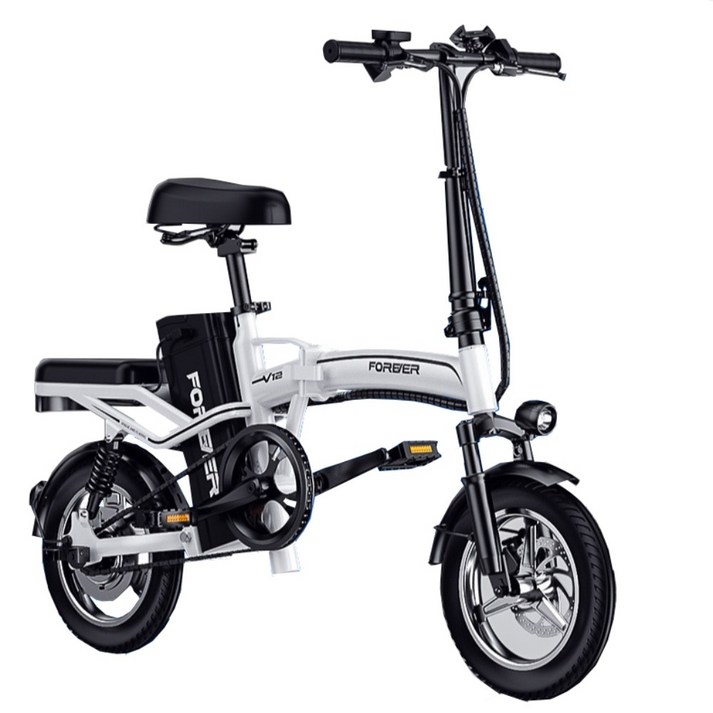 접이식 전기 자전거 리튬배터리 초경량자전거 출퇴근용 탈착식배터리, 베이직 버전 3260km, 48V