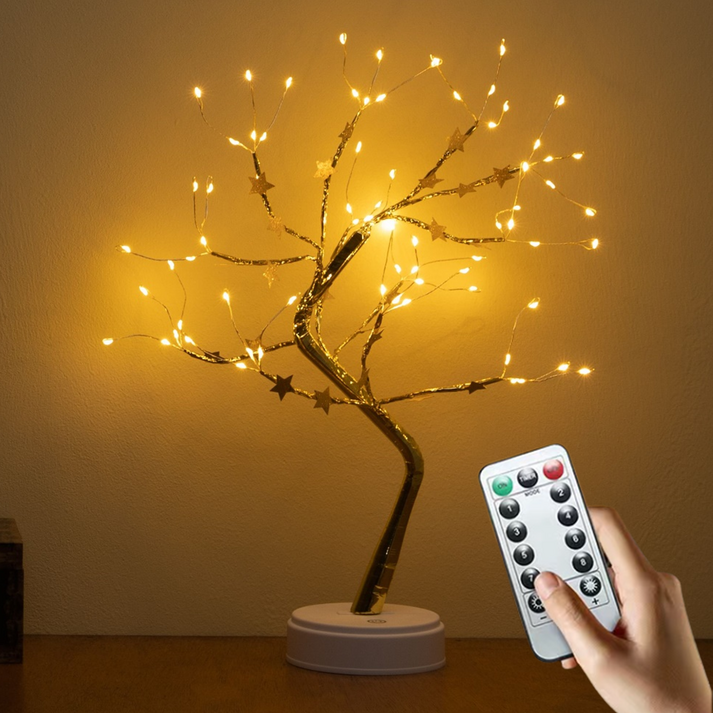이코노미쿠스 LED 무선 감성 나무 침대 간접 조명 전등 수면등 무드등 크리스마스 20230903