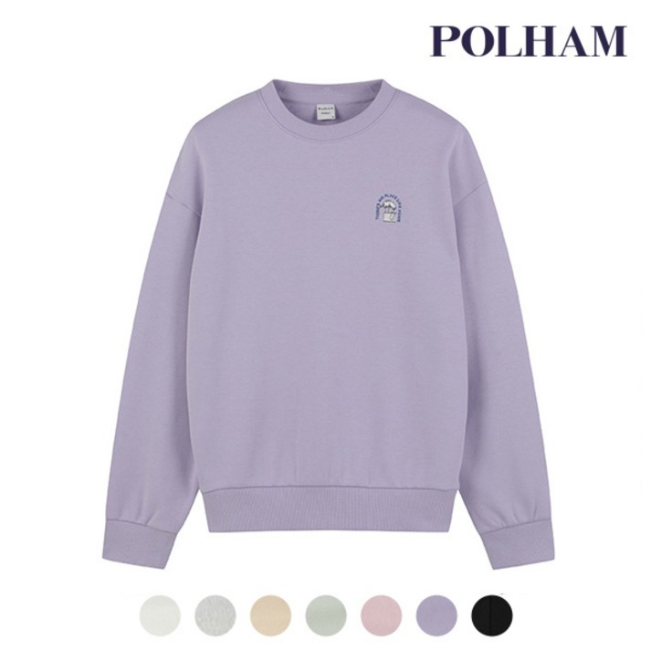 매장정품 폴햄 POLHAM 여성 코숏 소프트테리 맨투맨 티셔츠_PHE1TR2020 1685008