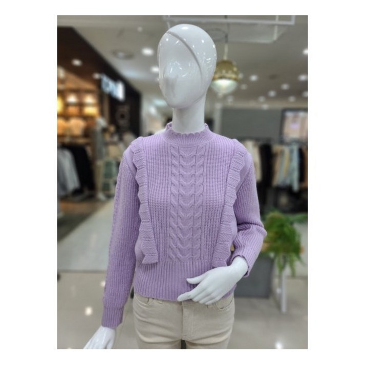 더틸버리 W몰 4CUS포커스 투 패턴 니트 FW2K7KT03373