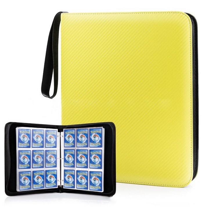 다오뉴올 대용량 카드 앨범 900장 게임 포카 바인더 포켓몬, 옐로우