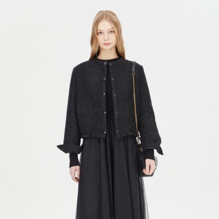 시슬리 트위드 점퍼형 자켓SAJKA4511 941342