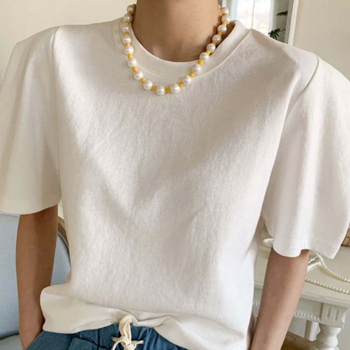 난닝구문토브 라운드반팔티