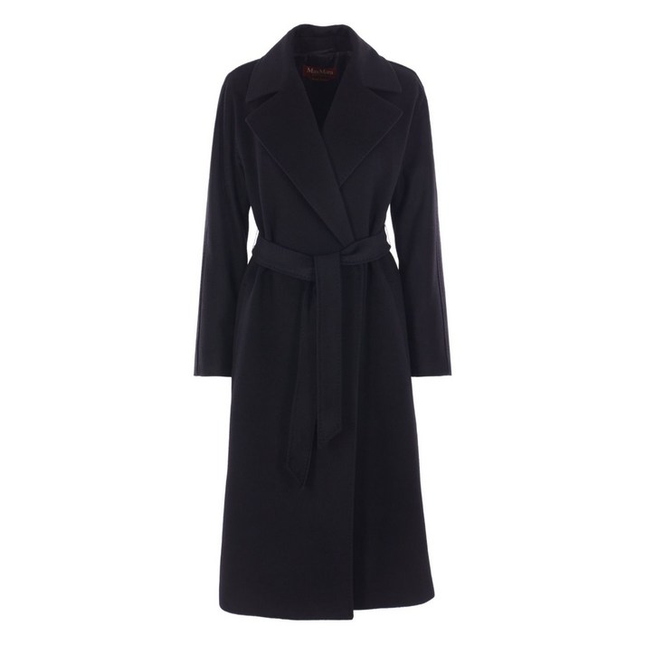 막스마라 캐시미어 벨트 더블 브레스티드 코트