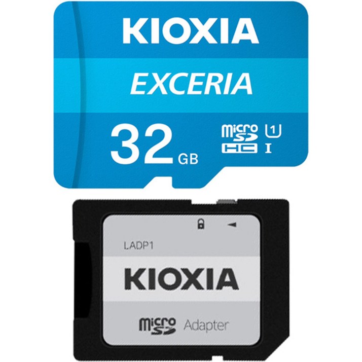 키오시아 EXCERIA XC UHSI microSD 메모리카드  SD 어댑터 세트