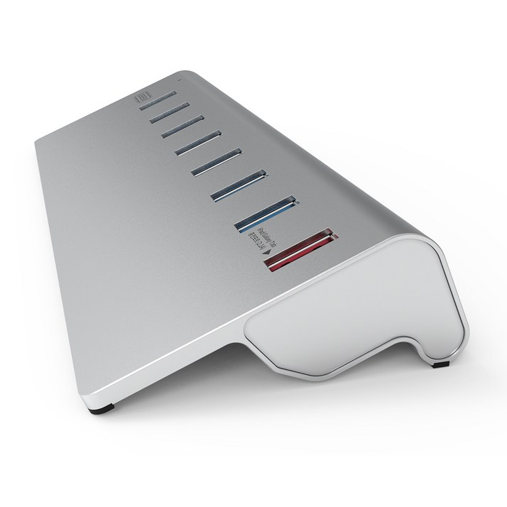 넥스트유 이지넷유비쿼터스 USB3.0 알루미늄 8포트 스탠드형 유전원 USB허브 NEXT319U3
