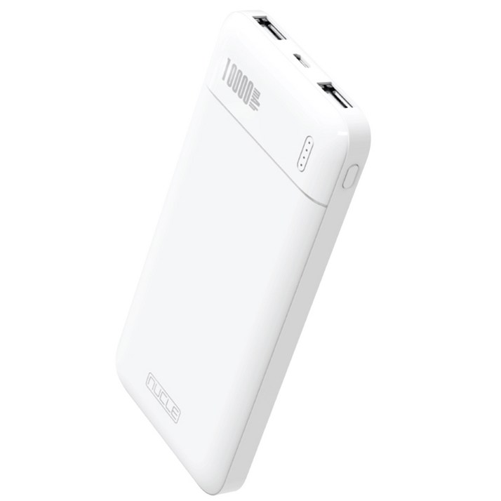 뉴클 고속 대용량 보조배터리 7세대 10000mAh, NCPB10K10IZ, 화이트