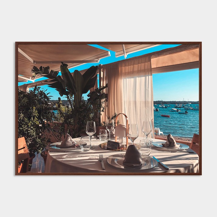 멜팅스튜디오 알루미늄 나의 유럽 모먼트 액자 세트 37번 Breakfast Of Sea