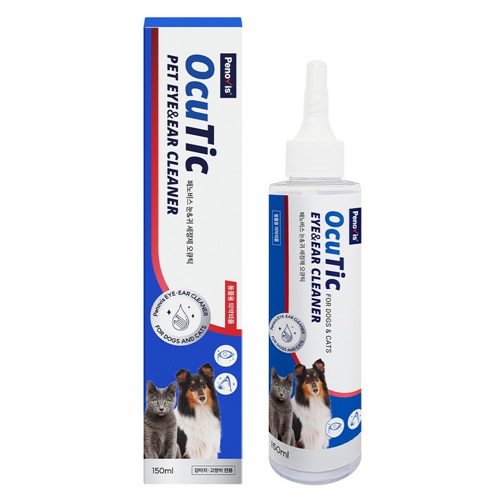 페노비스 반려동물 눈 귀 세정제 오큐틱, 1개, 150ml 페노비스 반려동물 눈 귀 세정제 오큐틱, 1개, 150ml