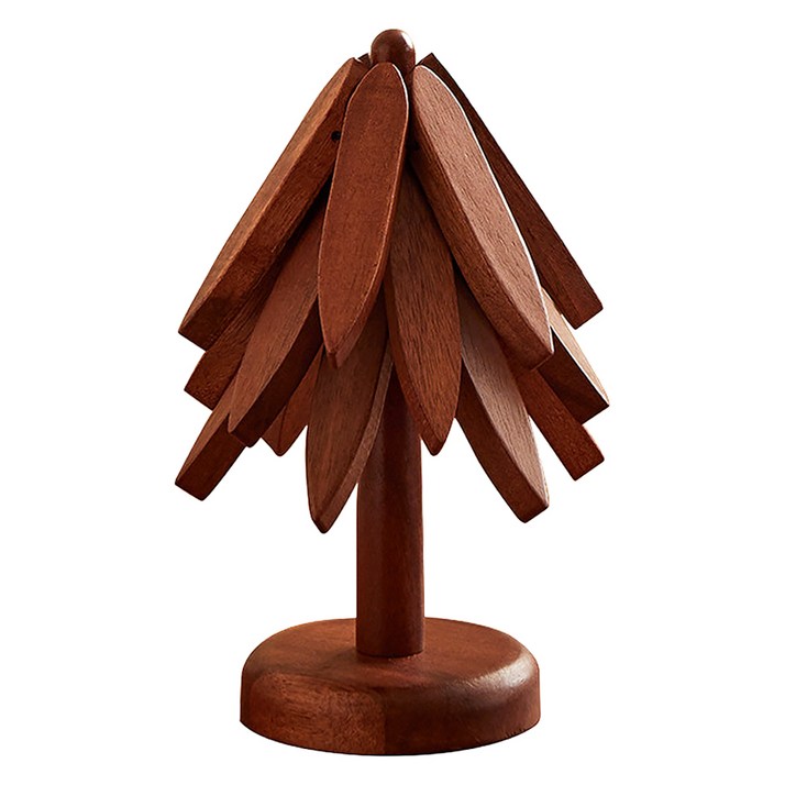 바른리빙 원목 트리 냄비받침