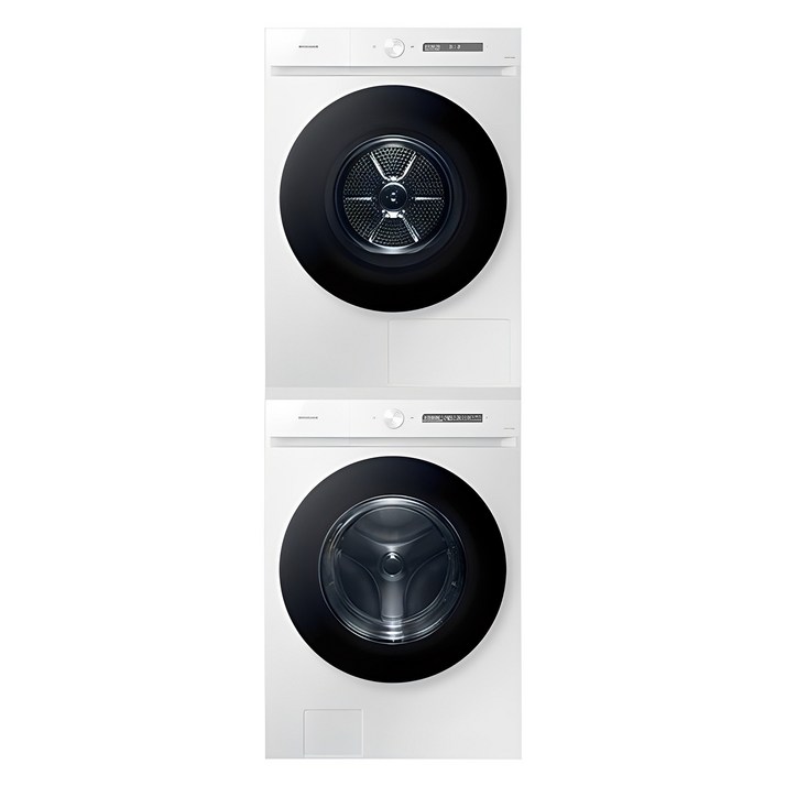 10 환급가전 삼성전자 비스포크 그랑데 AI 세탁기 WF24CB8650BW  건조기 DV17CB6600BW 24kg  17kg 직렬설치키트 방문설치