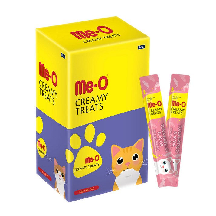 MeO 크리미 고양이 간식 15g x 96p