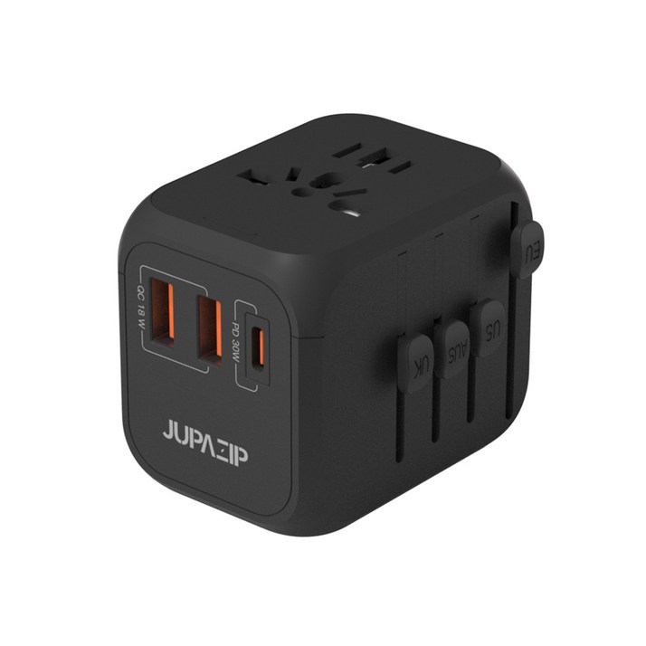 주파집 여행용 초고속 PD 30W usb 멀티 어댑터 JPAD300, 1개