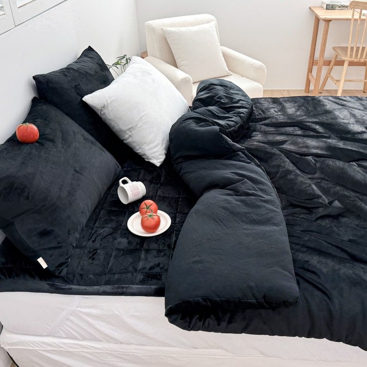 루시드슬립 국내 제조 윈터테일 리버서블 극세사 차렵이불 세트