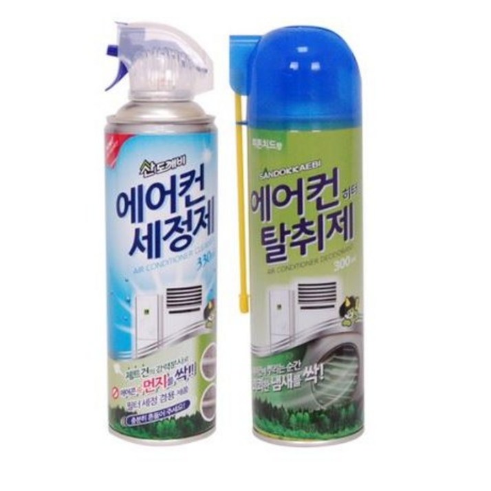 산도깨비 에어컨 청소 세트 [세정제+탈취제]세트
