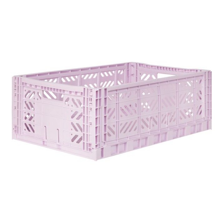 아이카사 폴딩박스 L lilacPassive Lock 22cm, 3개 아이카사 폴딩박스 L lilacPassive Lock 22cm, 3개