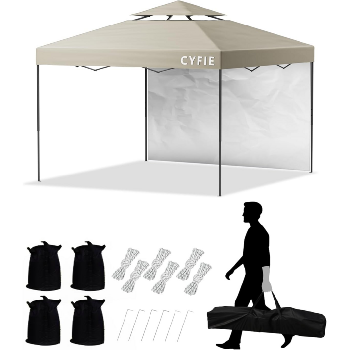 접이식 캐노피 행사용 천막텐트 겨울 천막 야외 캠핑 방수 지붕형 몽골텐트 3mx3m 그늘막 사이드 시트 46 인용